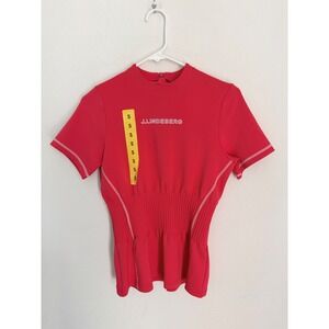 J.LINDEBERG 23SS Women's Golf Slimming Slim Fit Top Size Small NWT